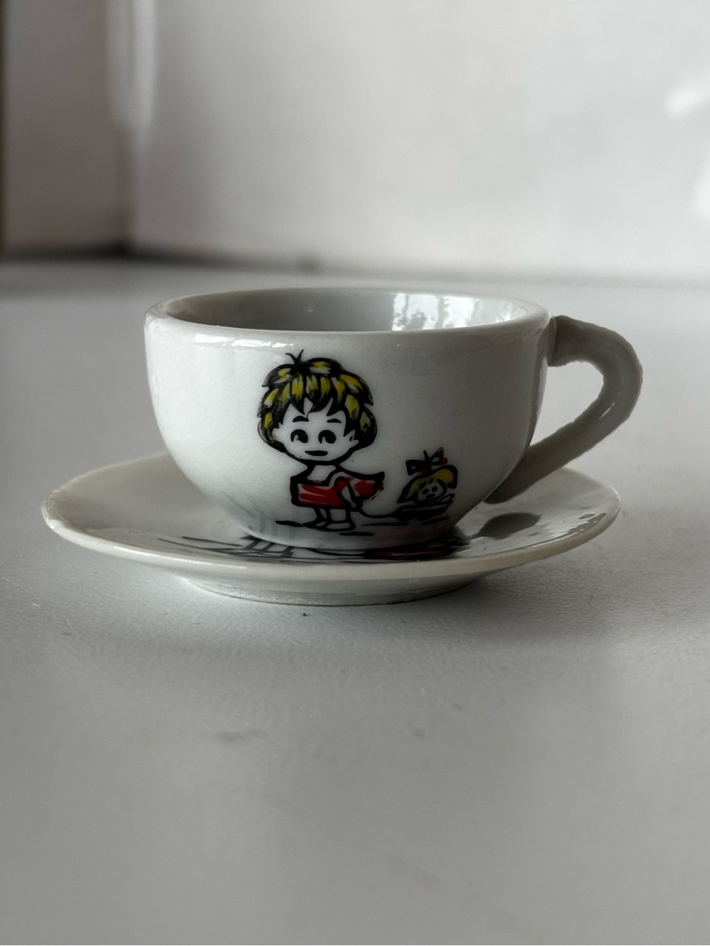 Vintage Japan Miniature Teacup and Saucer Set